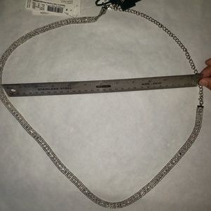 Brass & Glass rhinestone Chain